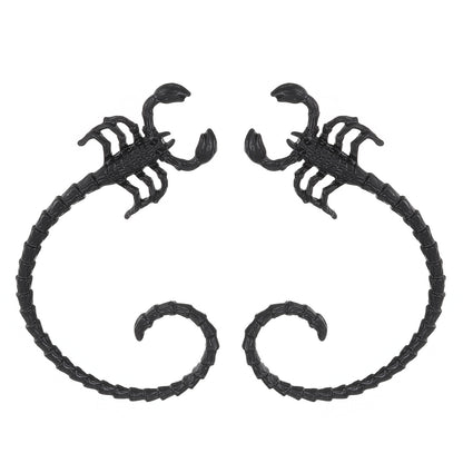 Punk Scorpion Earrings Gothic Hip-hop Style Creative Personality Alloy Ear Clip And Ear Hook Jewelry