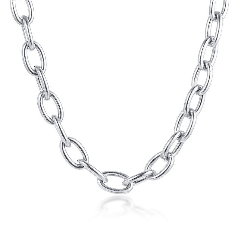 Stainless Steel Vacuum Vapor Plating 18k Big Chain Summer Ladies