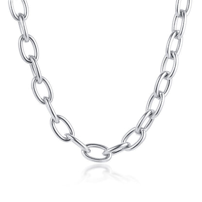 Stainless Steel Vacuum Vapor Plating 18k Big Chain Summer Ladies